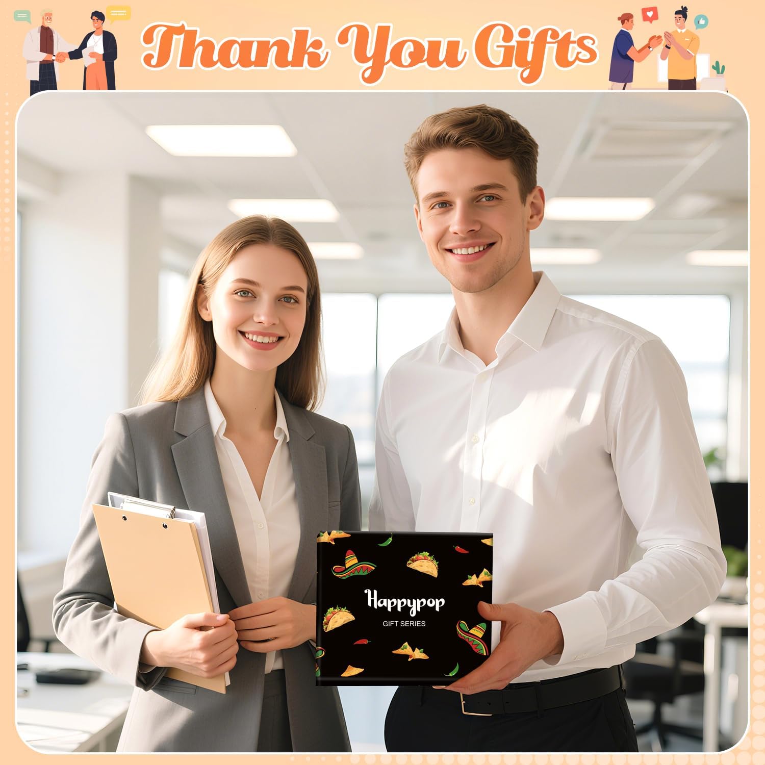 HAPPYPOP Appreciation Gifts for Women Men - Principal Boss Teacher Coach Coworker Socks - Image 2