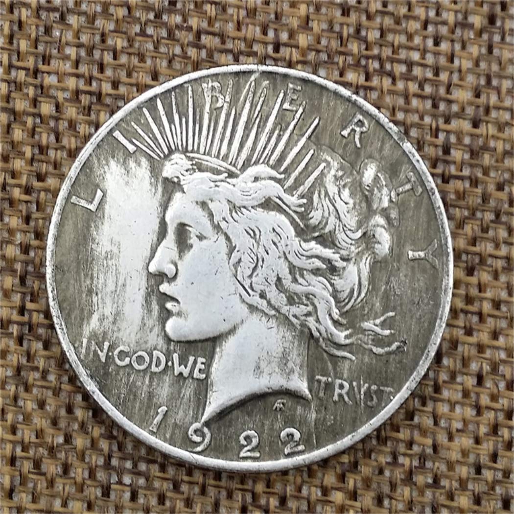 Pièce Commémorative Ancienne USA 1 Dollar Morgan - Pièce En Laiton Plaqué Argent, Pièce Historique, Cadeau Pour Collectionneurs
