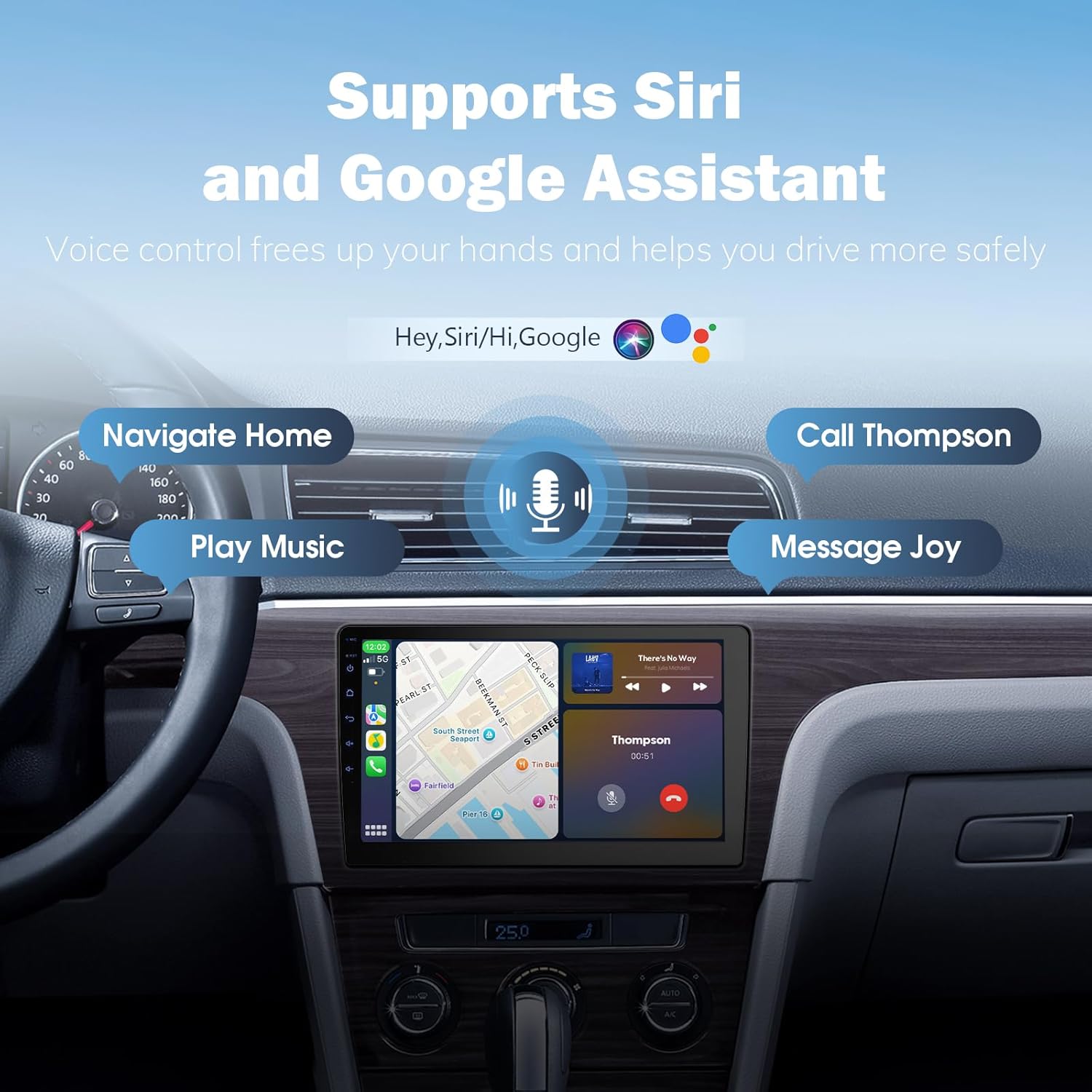 Siri and Google Assistant Voice Control