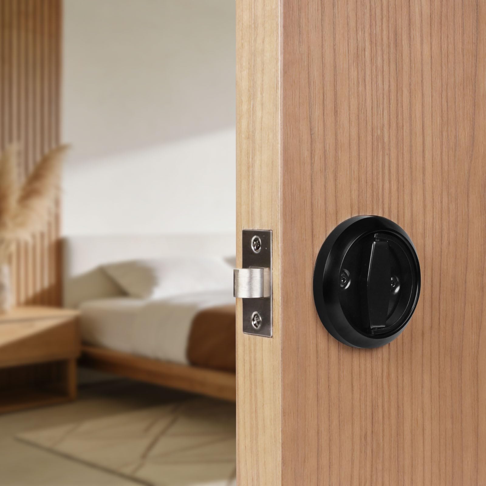 Stainless Steel Round Door Knob - Keyless Privacy -7