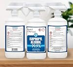 Vaporisateur à alcool isopropyle 99.9% - Alcool de frottement 99 Pourcentage - 500ml - USP Classe - Fabriqué au Canada par Rapid Protectant (1 Bouteille 500ml)