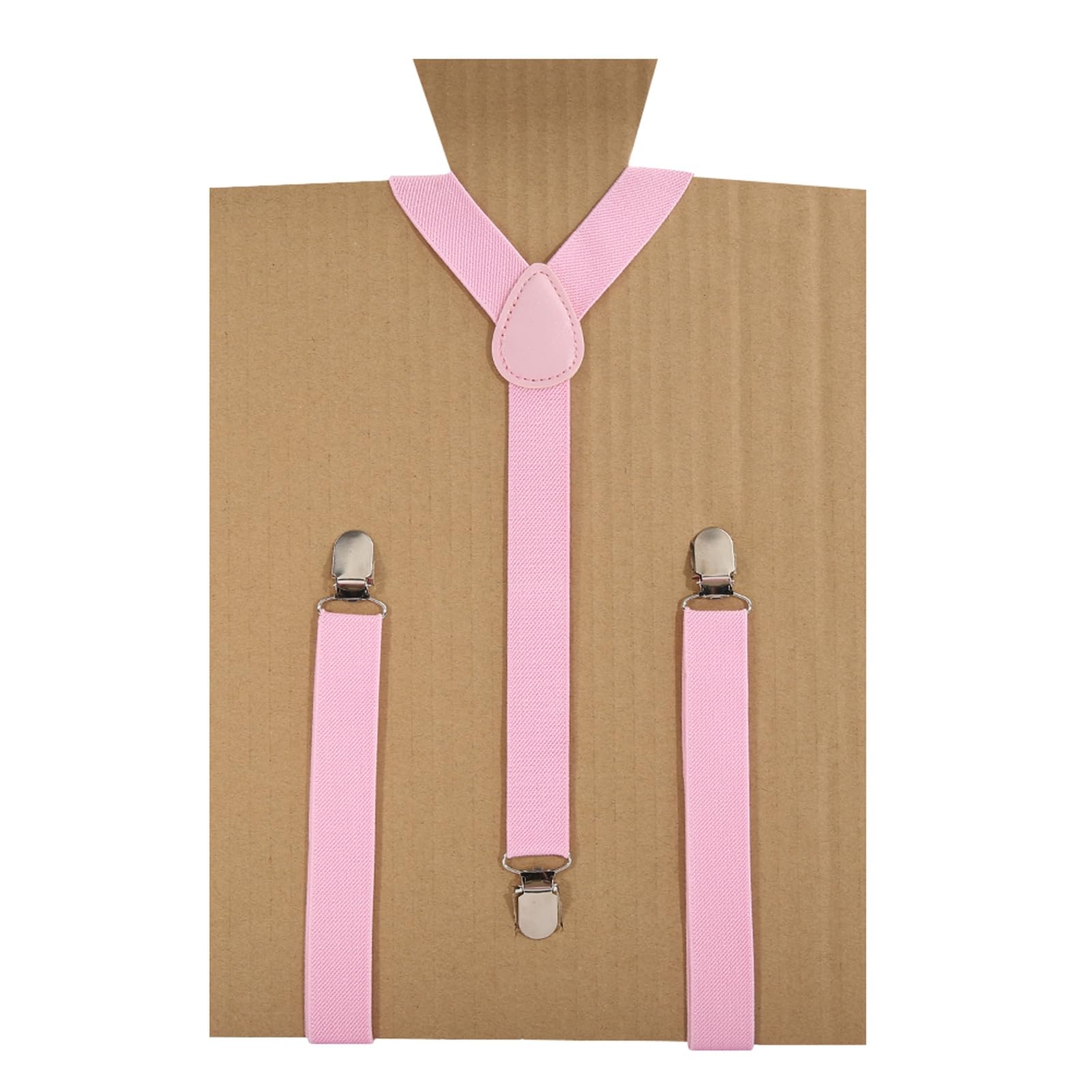 matumou Unisex Elastic Y-Shape Braces Men's Women's Adjustable Clip-on Suspenders