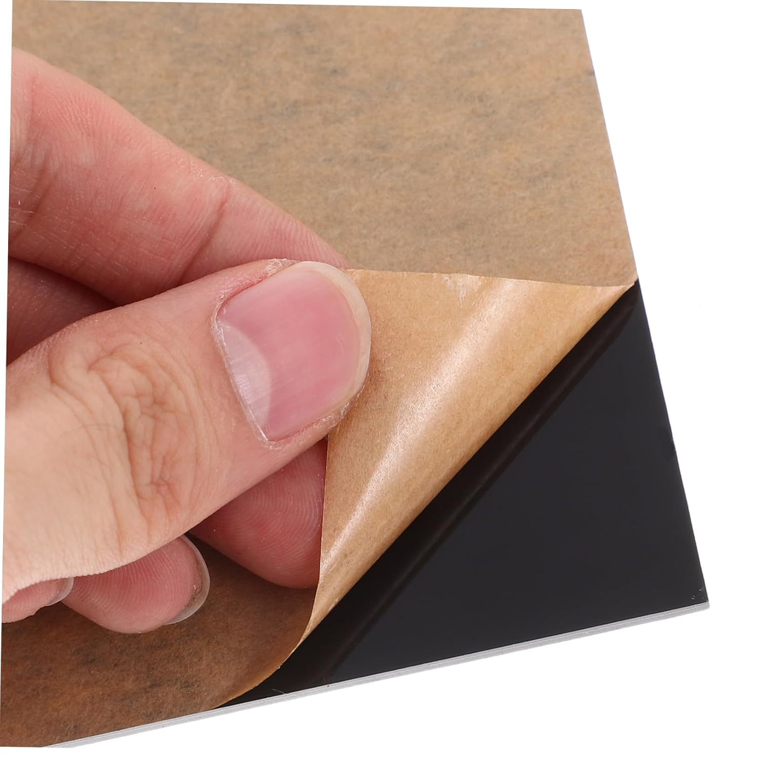 PRETYZOOM DIY Display Projects Acrylic Sheet Black Crafting Plate for DIY Crafting