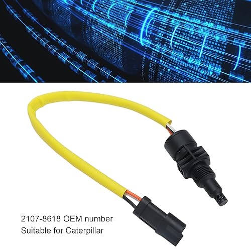 Miniatura 2 de FTVOGUE Piezas 1078618 del remitente de la temperatura del motor del sensor de temperatura del excavador 932V para Caterpillar TOSD04535, sensor de