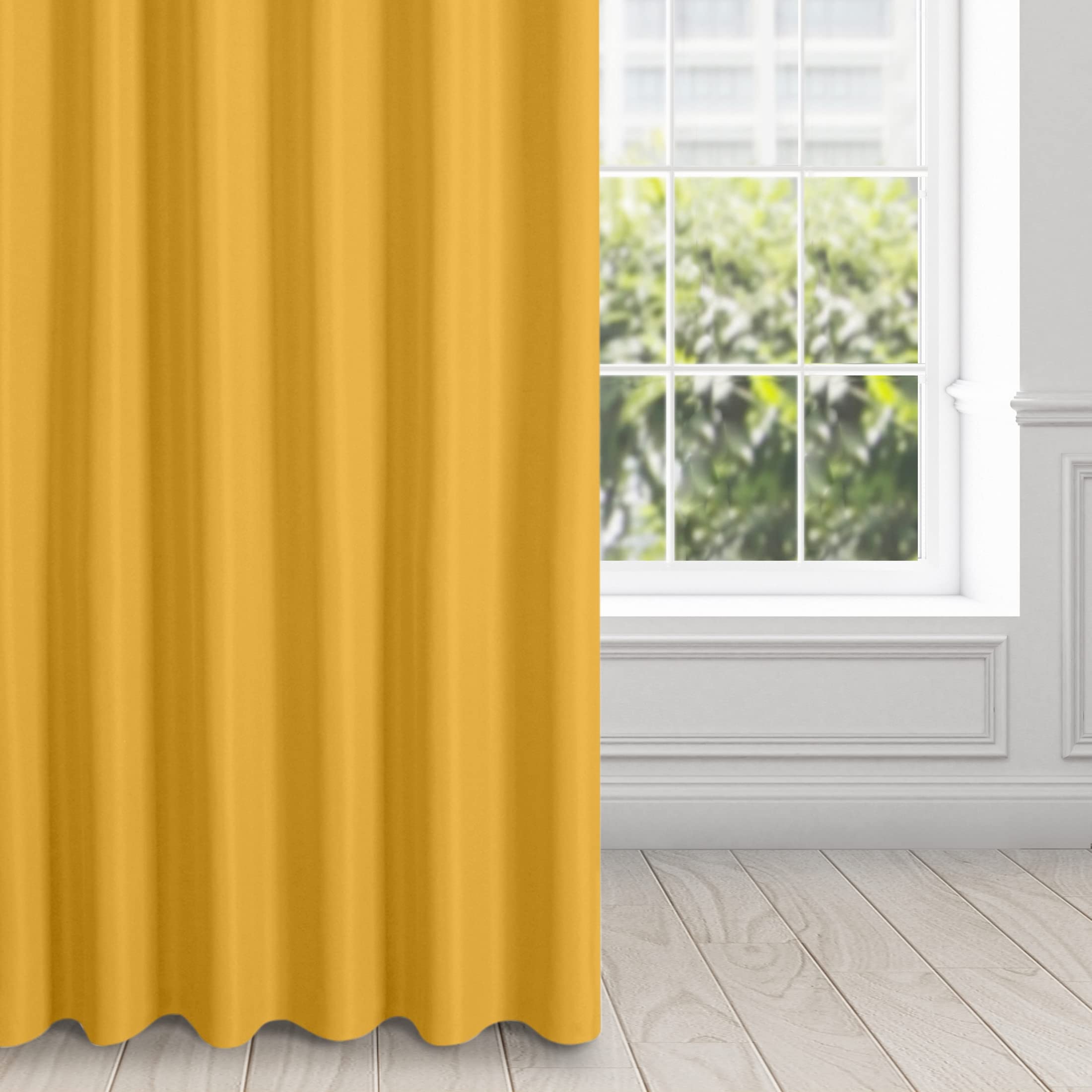 Eurofirany RITA Smooth Plain Modern Curtain with Rufflette Tape For Rail, 1 Unit, Bedroom, Living Room, Lounge, Kitchen - Image 4