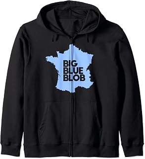 Big Blue Blob France EU Europa History Strategy Eu4 Meme Zip Hoodie