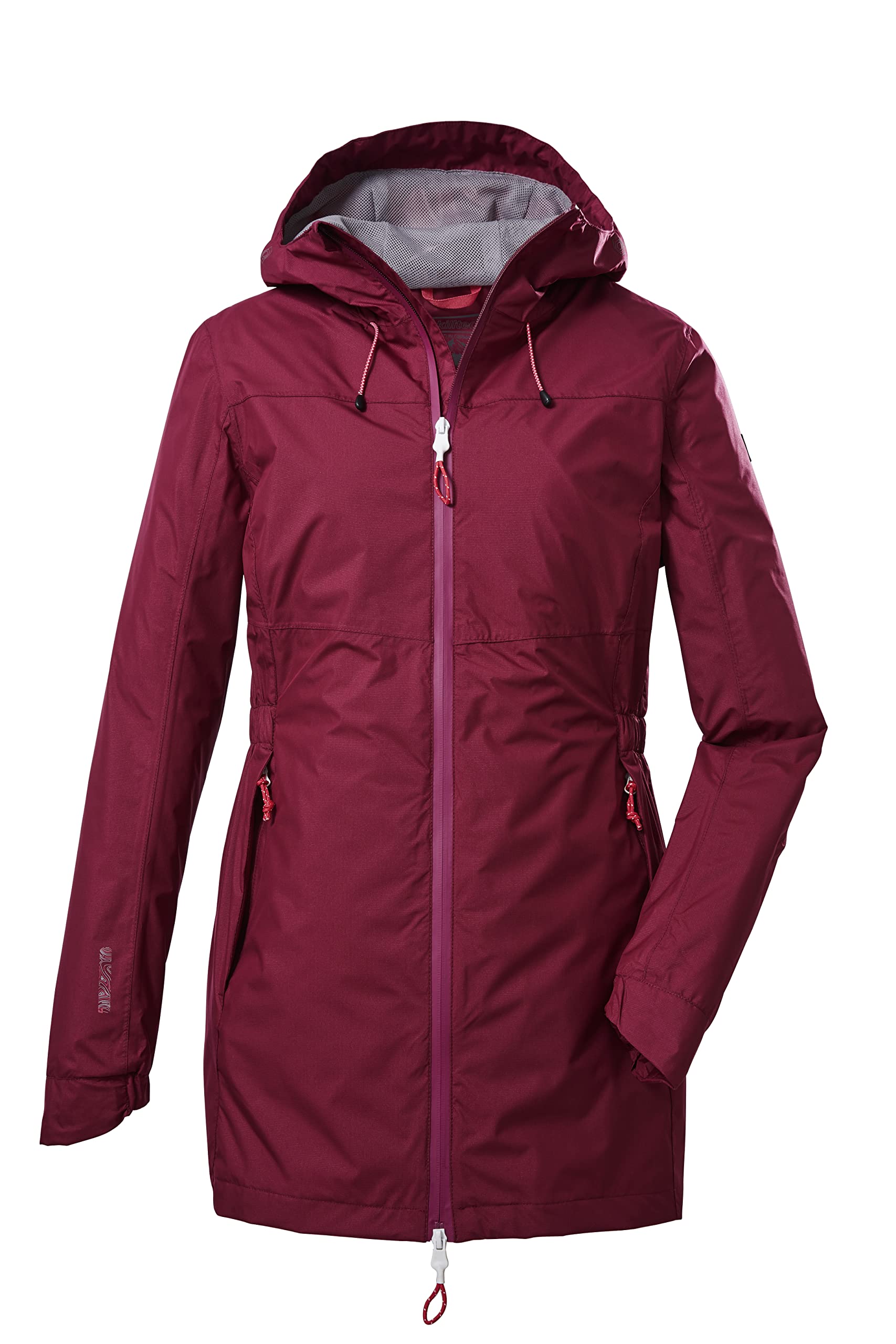 Killtec Damen Funktionsjacke/Outdoorjacke mit Kapuze KOS 54 WMN JCKT; dunkelrose, 44, 39169-000