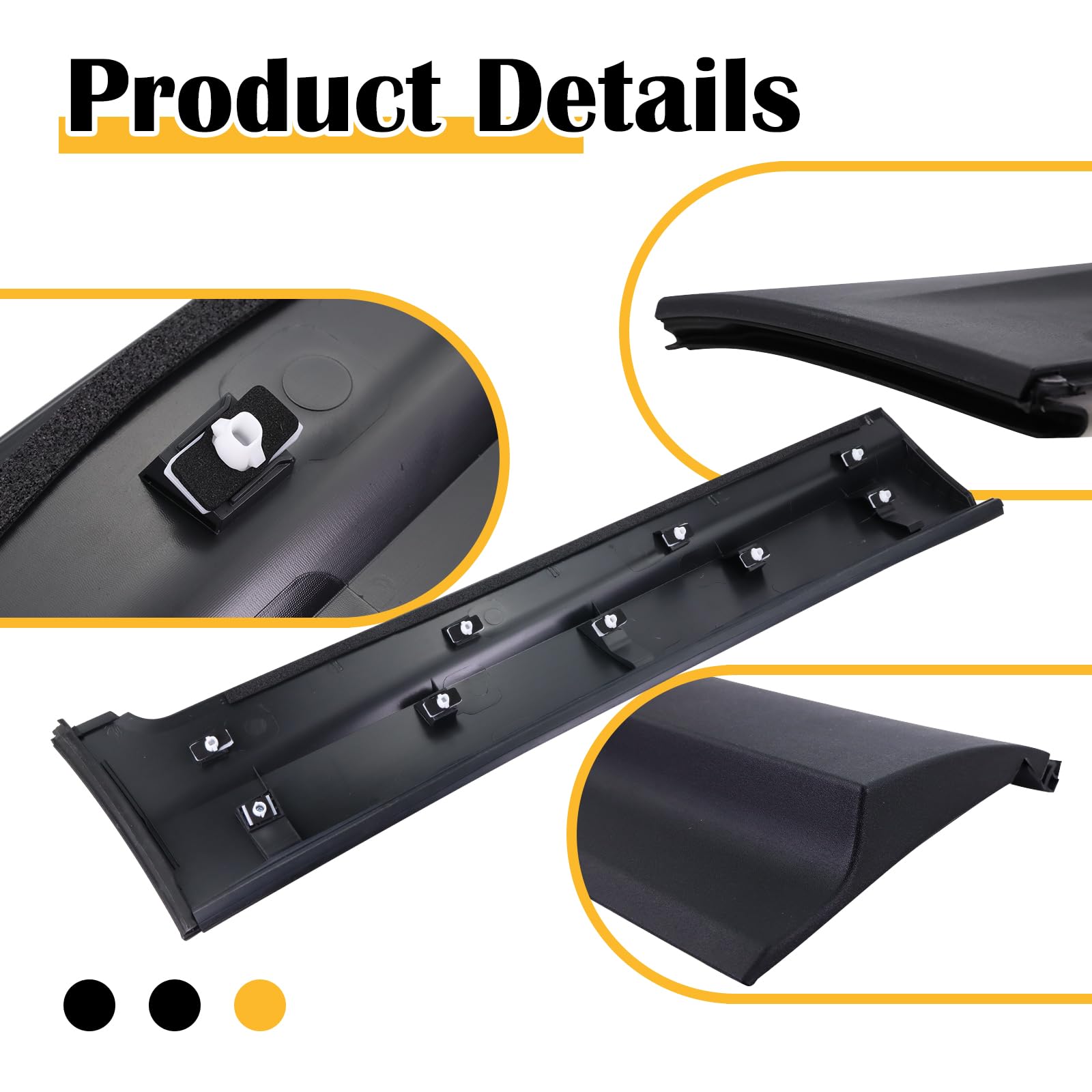 Amazon.com: Rear Left Side Door Lower Molding Garnish Compatible