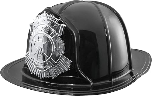 Nicky Bigs Novelties Disfraz de bombero para adultos, cascos duros, casco de bombero, sombreros de bombero, accesorios de bombero, talla única