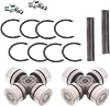 BossBearing Both Front Drive Shaft U-Joint Kit for Polaris RZR XP 1000XP4 1000 2014-2022