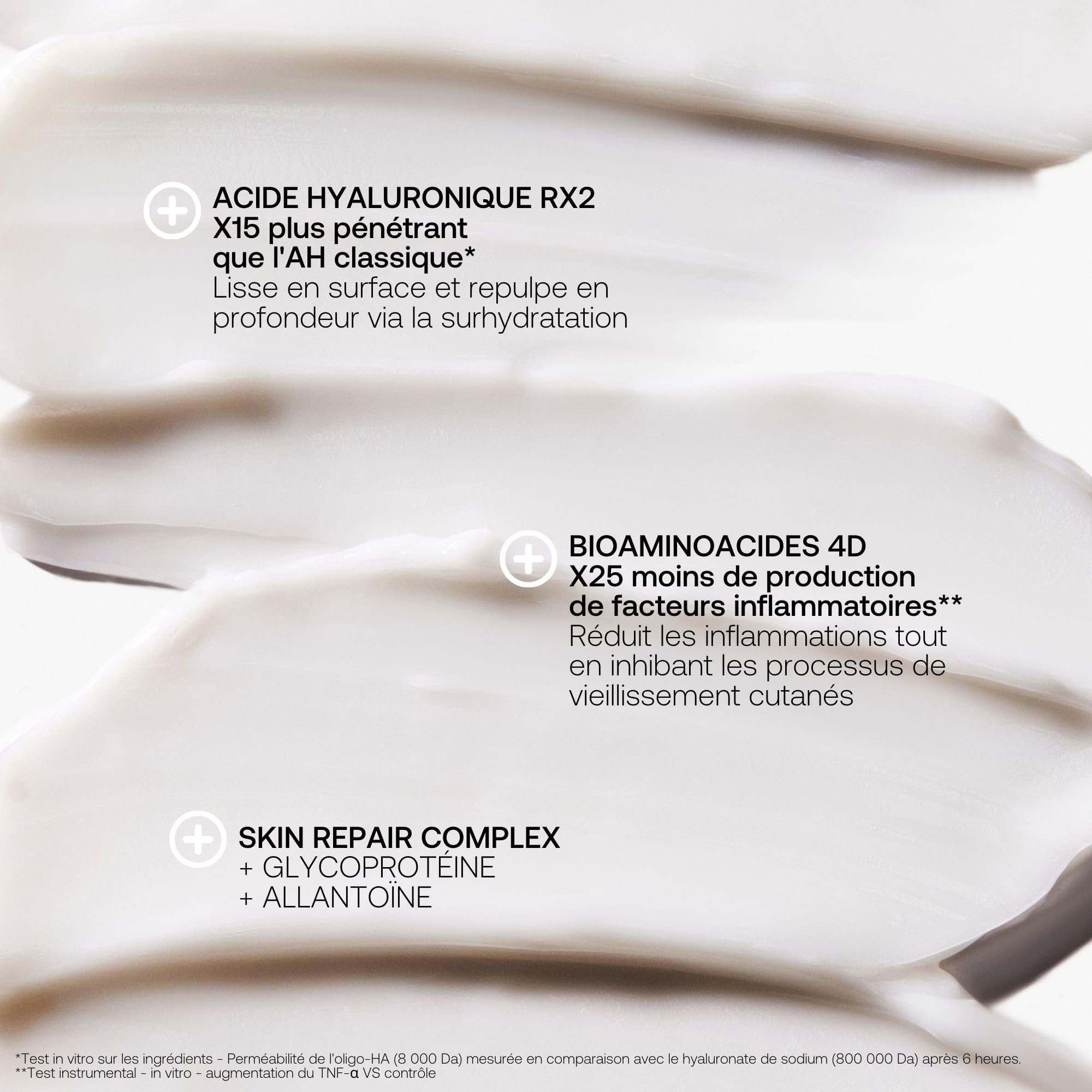 Rexaline Derma Repair Crème – Soin Réparateur Peaux Sensibles, Sèches ou Irritées – Hydratation Profonde & Apaisement – Acide Hyaluronique RX2 – Sans Silicone – 50ml