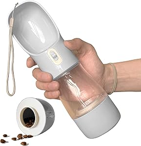 meifu Dog Travel Water Bottle - Portable Dog Water Bottle with Drinking and Feeding Function