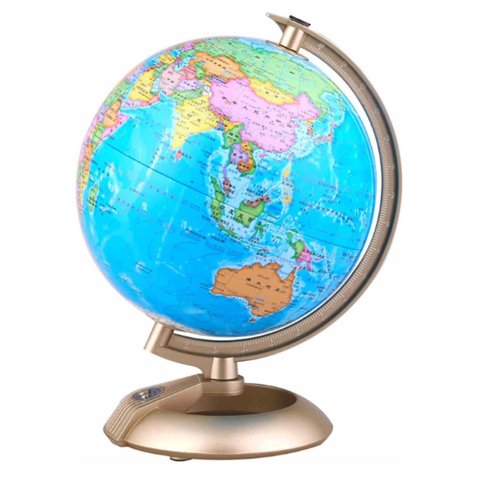 Globe Globe Lumineux avec Support Plus Clair