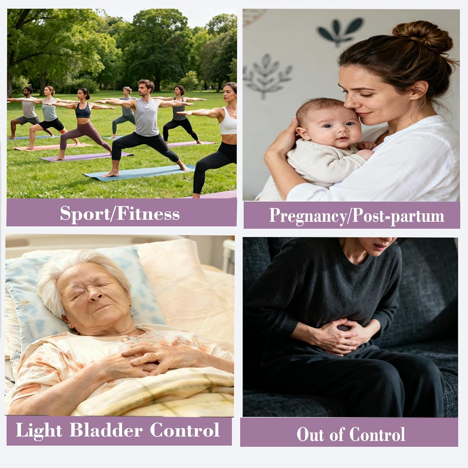 Washable Period Underwear for Women High Waist, Period Panties for Incontinence Women, Leakproof Menstrual Panties Cotton, Postpartum Underwear, 3Pack, X-Large - Image 9