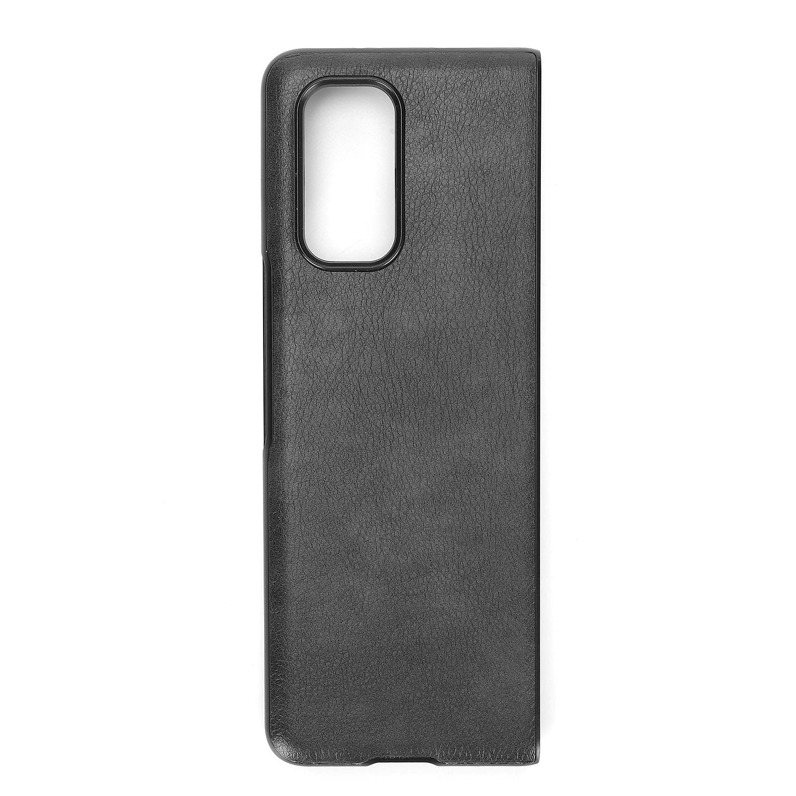 Wakects Lychee Pattern Leather Phone Case for MIX FOLD (BLACK)
