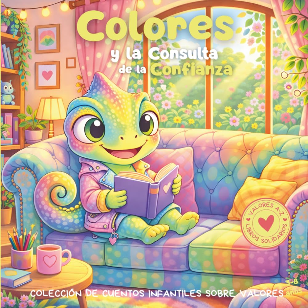 Colores y la Consulta de la Confianza: Colección de cuentos infantiles sobre valores. Libro infantil en español para niños de 3-8 años. (Valores de la A a la Z, Abecedario Solidario)