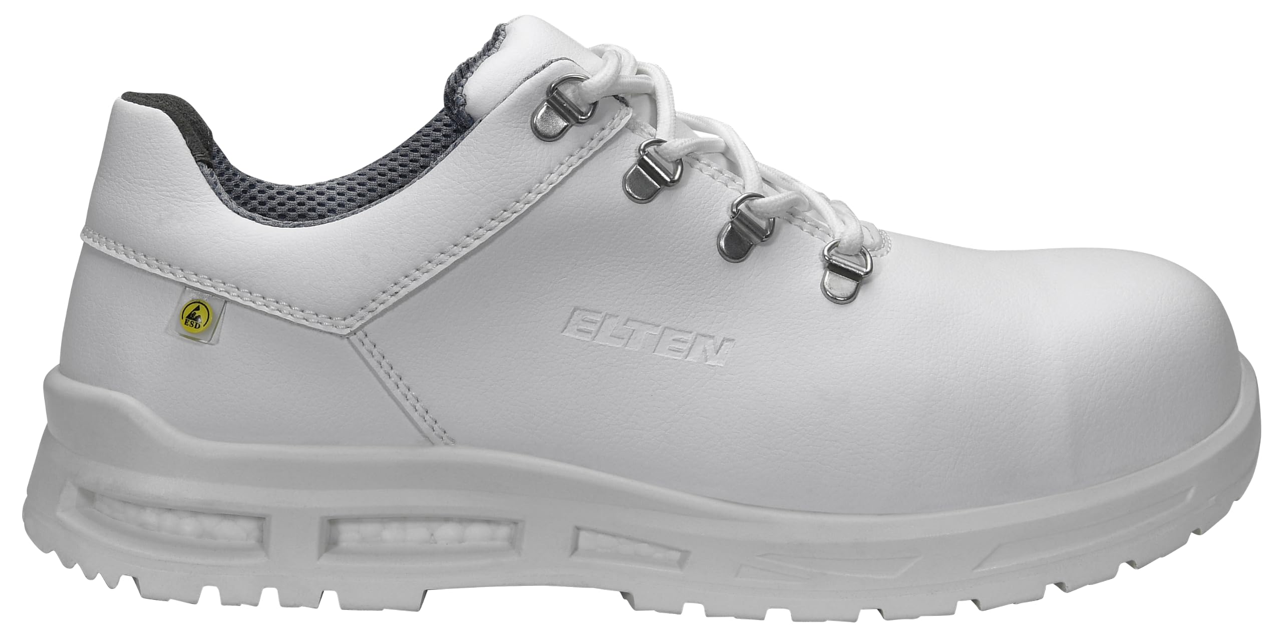 ELTEN Brandon XXTM White Low ESD S3S | Sicherheitsschuhe für Damen & Herren, Kunststoffkappe, leicht, atmungsaktiv