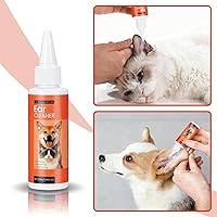 Vista 6 de FlowFish Limpiador de oídos de mascotas para perros, tratamiento de infección de oído, solución de limpieza de oídos de perro no irritante