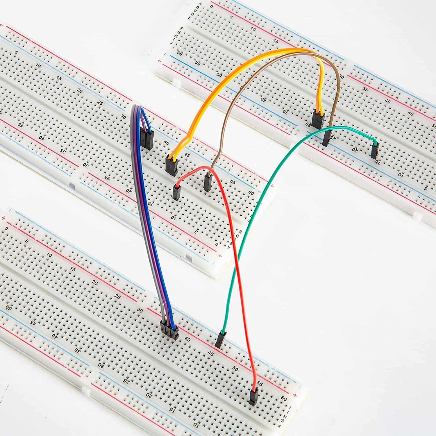 TECHZOCO DuPont - ponte Dupont, cavi a 40 pin per piastre prototipo e Arduino Raspberry Pi, cavo Breadboard, femmina a femmina, 20 cm