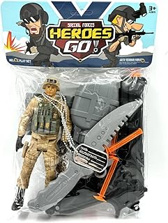 Next Store Large Range of Military Gear with Soldier – Various Models of Military Mechanisms – Educational & Developmental Toy – Ideal Gift for Kids