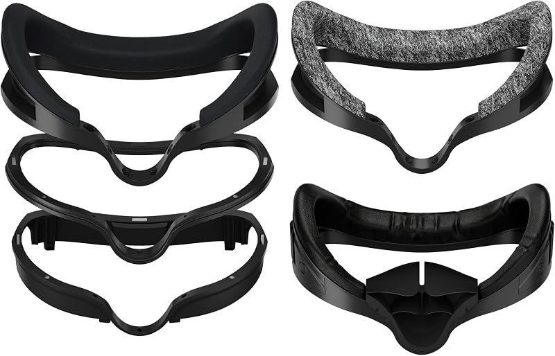 F3 V3 Magnetic Facial Interface for Quest 3 | Flexible and Adaptive Frame with Multi-Material Pads, Not Compatible with Quest 3S or Official Charging Dock