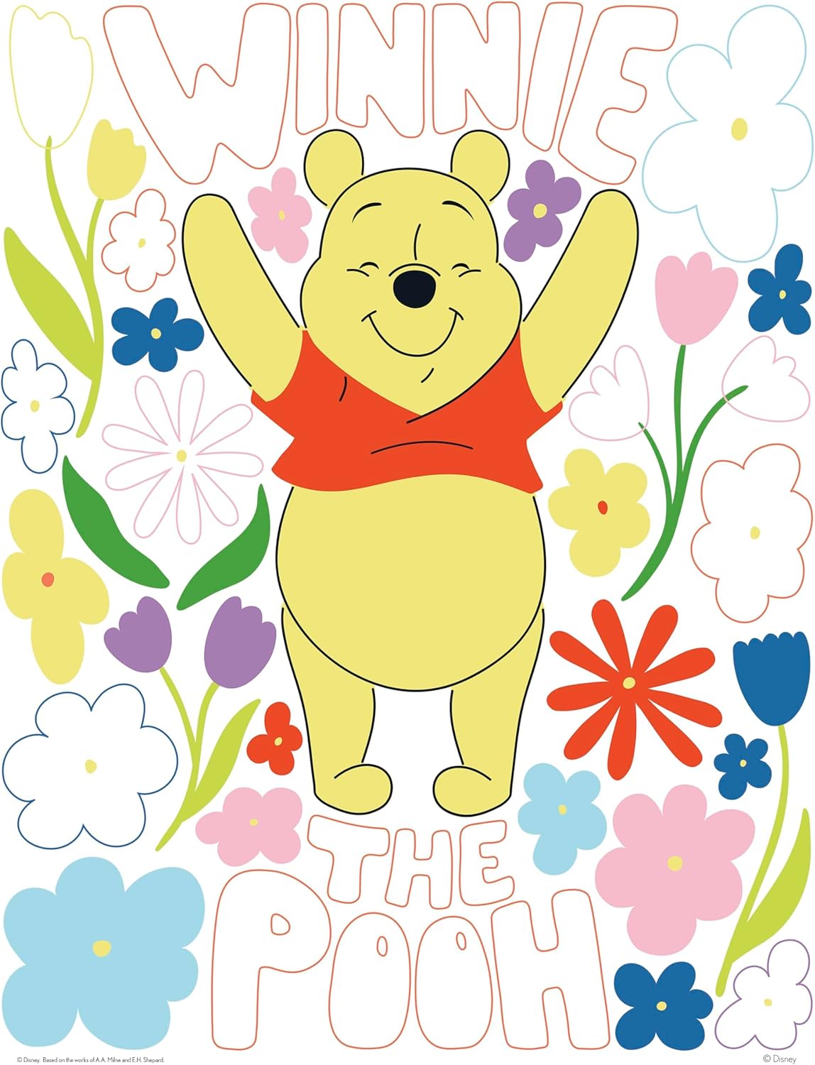 Ceaco - Disney - Cozy Winnie The Pooh - 300 Oversized Piece Jigsaw Puzzle