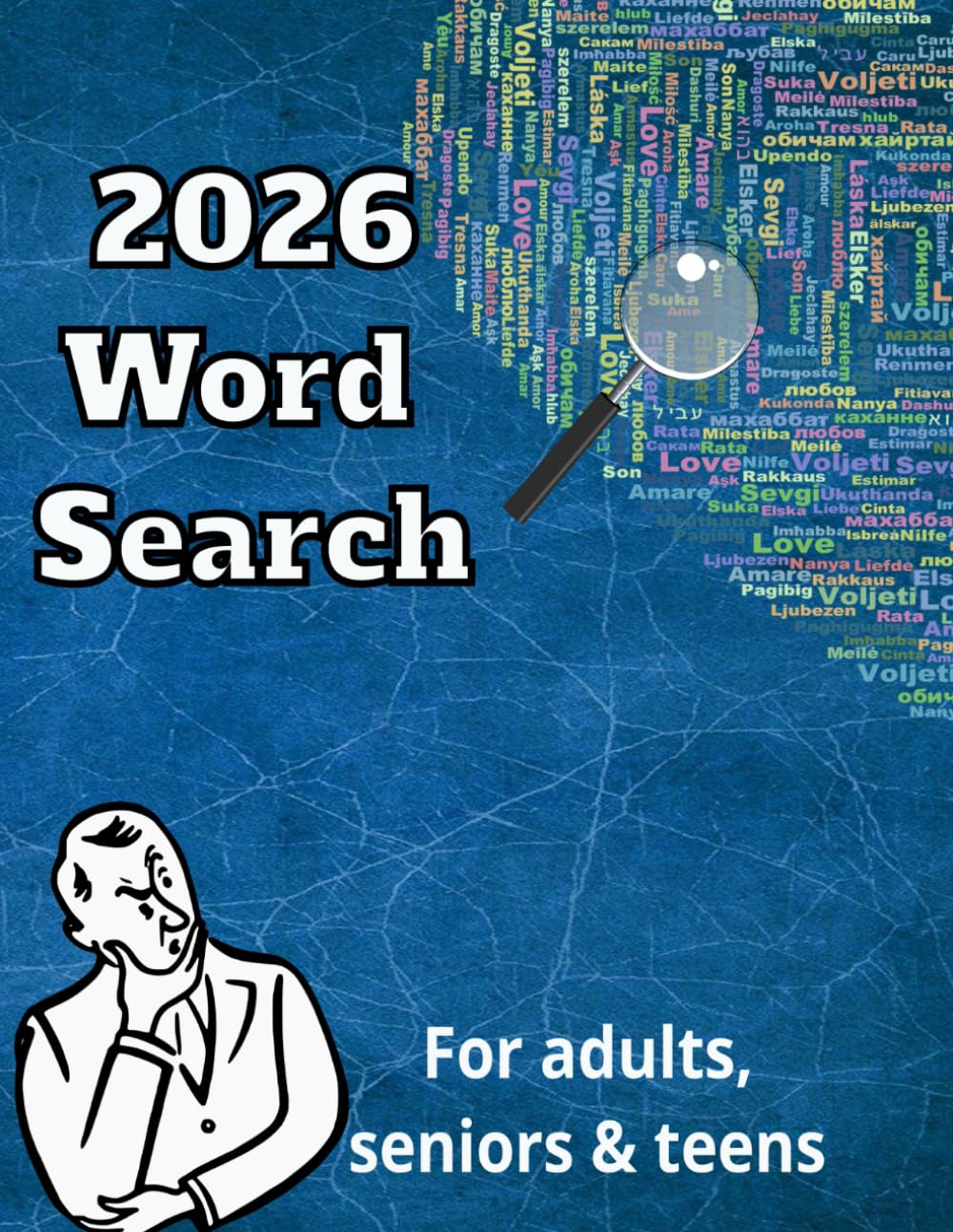 WORD SEARCH PUZZLE BOOK FOR ADULT TO FUN AND RELAXING MIND