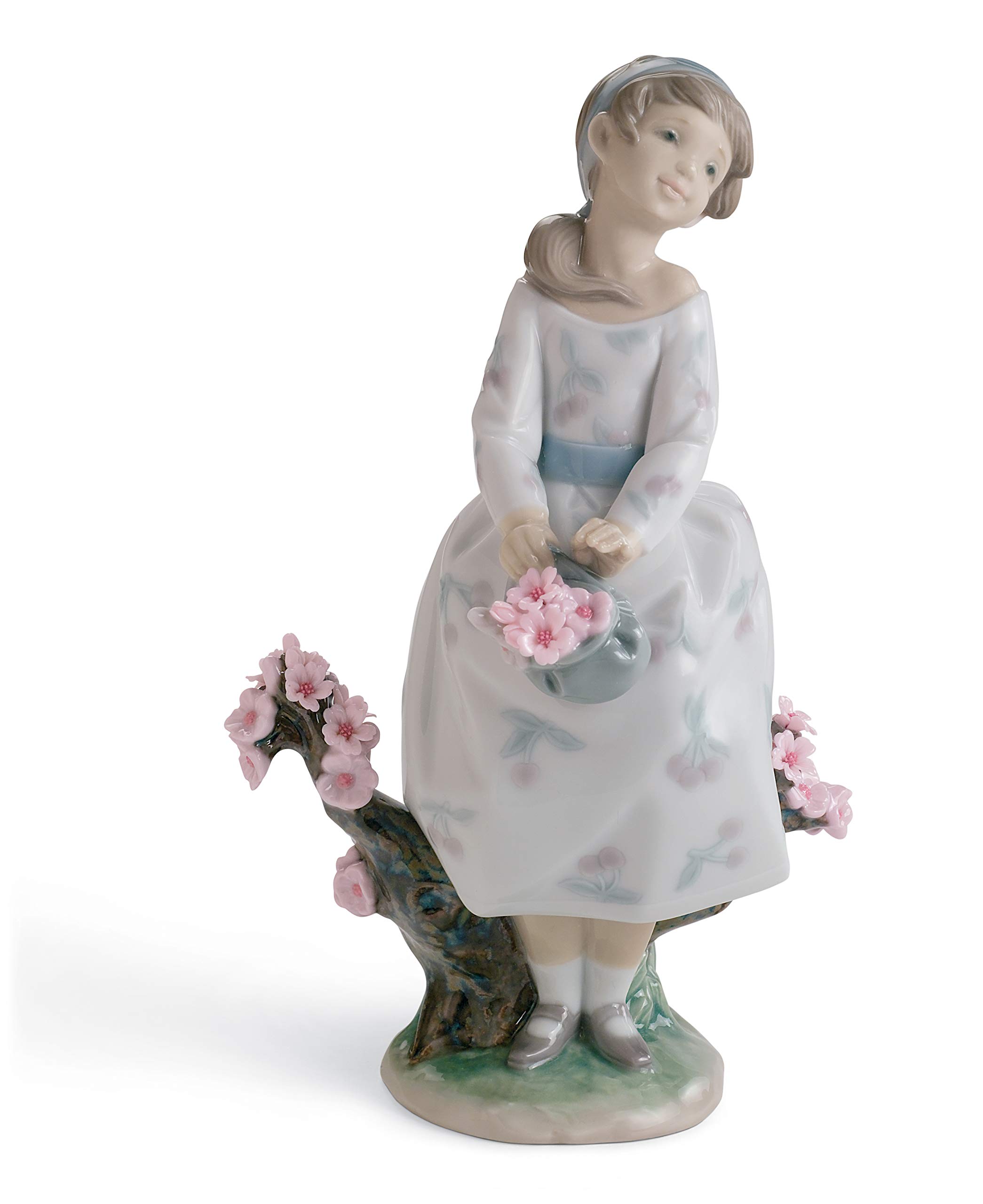 Amazon.com: Lladro A Walk Through Blossoms Porcelain Sculpture