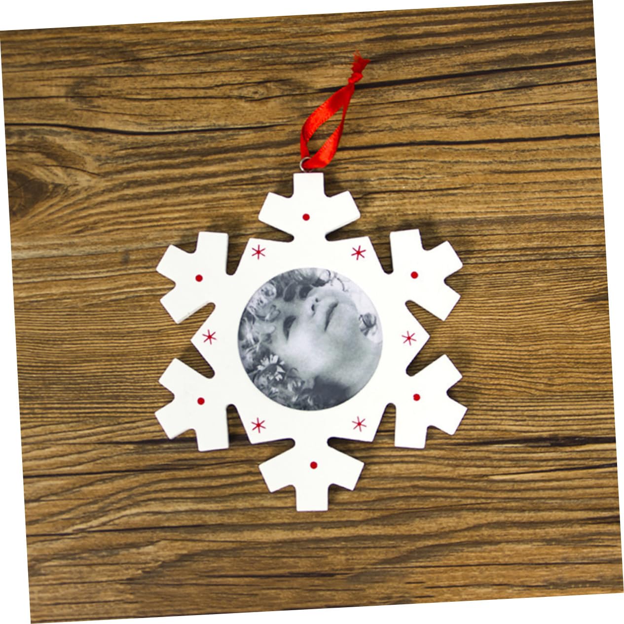 IMIKEYA 9 STK Weihnachtsschmuck weihnachtsdeko Party Christmas Decorations Door Weihnachtsbaum hängende Dekoration Weihnachtsfotorahmen Weihnachten Weihnachtsdekorationen Christbaumschmuck