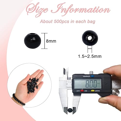 Miniatura 2 de 250 cuentas de madera grandes de 0.631 pulgadas (0.630 in), cuentas de madera de hojas de arce, cuentas de madera redondas de colores pulidas