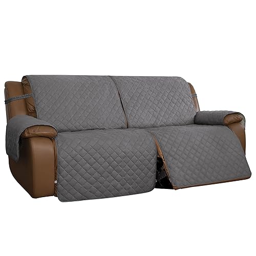 Easy-Going Oversized Loveseat Recliner Cover, Reversible Couch Cover for Double