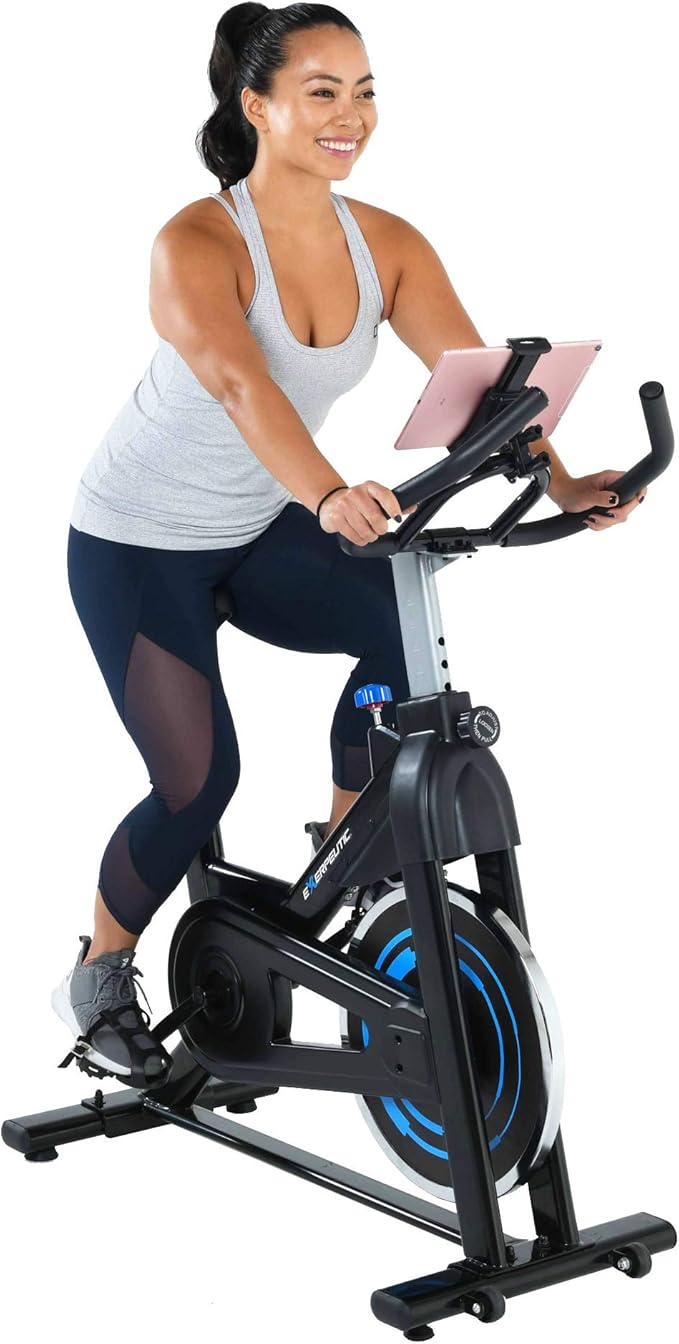 exerpeutic bluetooth smart cloud high capacity recumbent bike