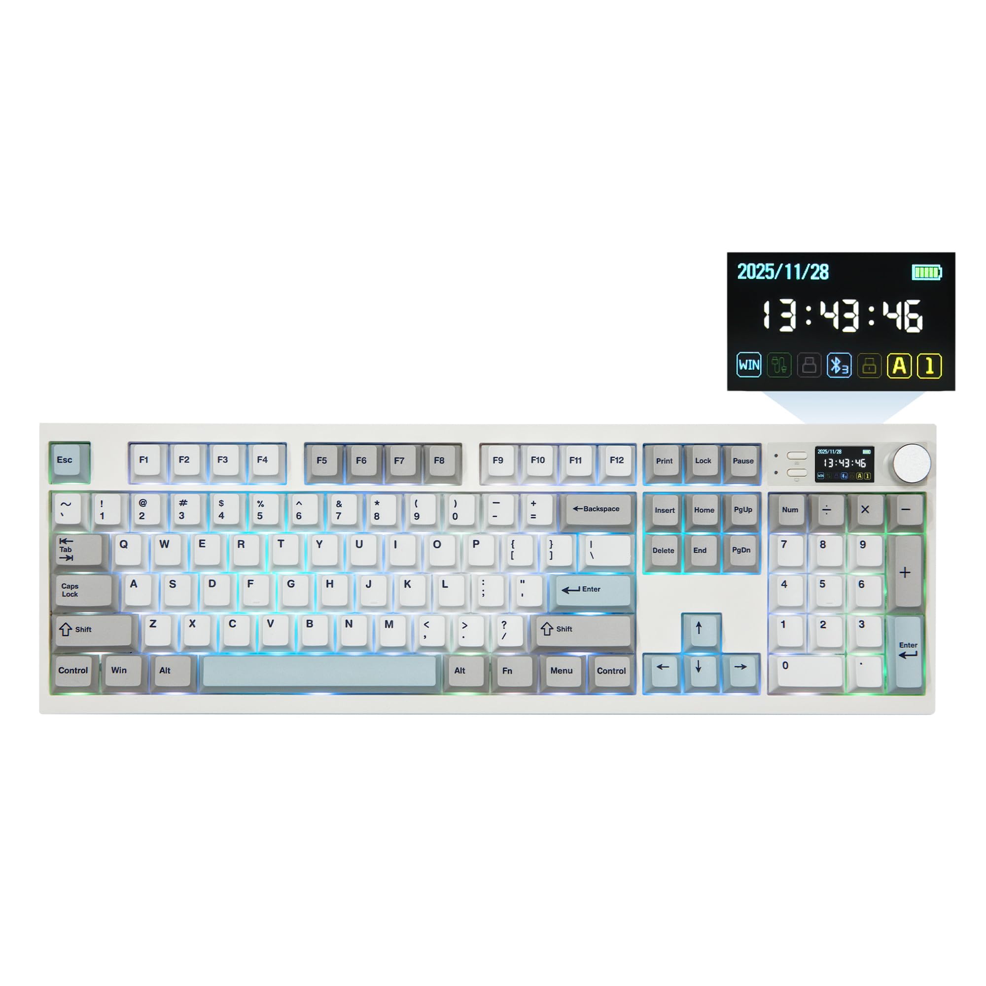 Qwertykeys QK100 E-Cream キーボード本体