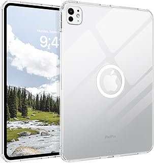 VENINGO iPad Pro 11インチM4/M5(2024/2025)専用ケース 透明 耐衝撃 黄変防止 指紋防止 MagSafe対応 マグネット搭載 薄型 一体感 着脱簡単 ソフトTPUフレーム ハードアクリル背面 ipad pro M4/M5 11インチケース クリア