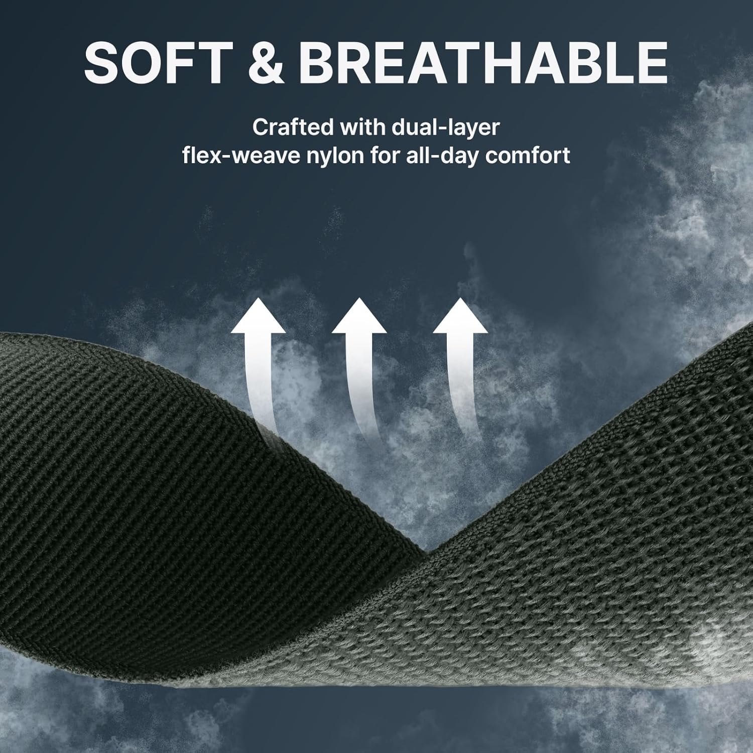 Bandletic Compatible with Apple Watch Series 11 Band, Wide Nylon Sport Strap with Fidlock Magnetic Winch Buckle for iWatch 49mm(Ultra 3/2/1),46mm(11/10),45mm(9/8/7),44mm(SE3/SE2/SE/6/5/4),42mm(3/2/1)