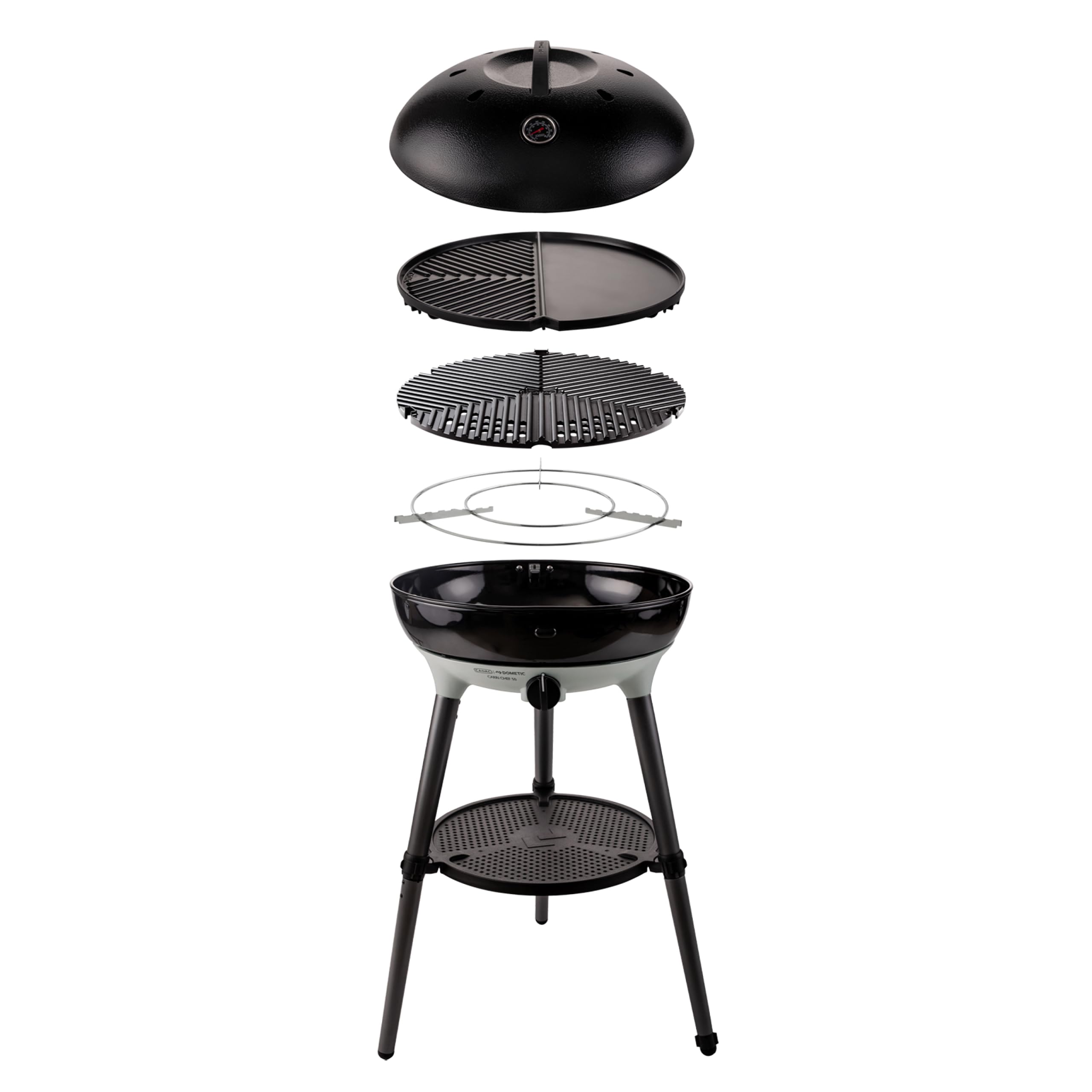 CADAC - Carri Chef 50 BBQ - Barbecues portables - Grill 2 Braai - Allumage automatique - Incl. Housse de protection - Camping - Les incontournables du barbecue - Utilisation en extérieur