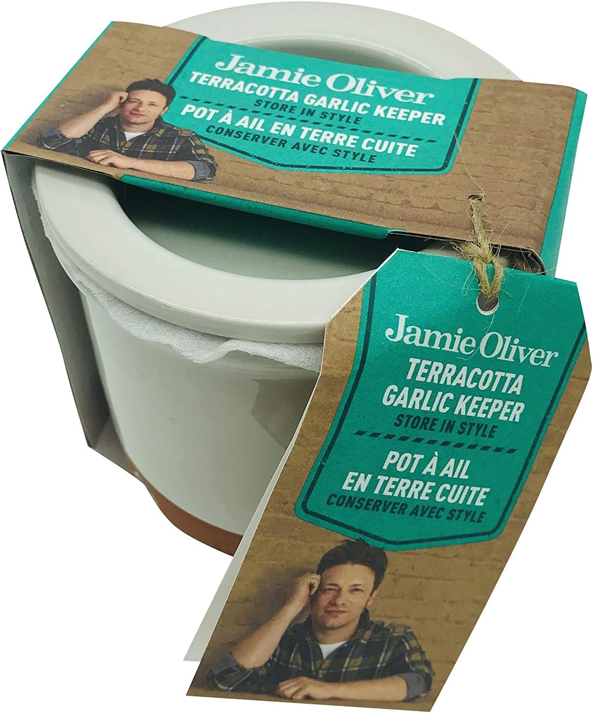 Jamie Oliver Terracotta Garlic Keeper Garlic Keeper Store in Style