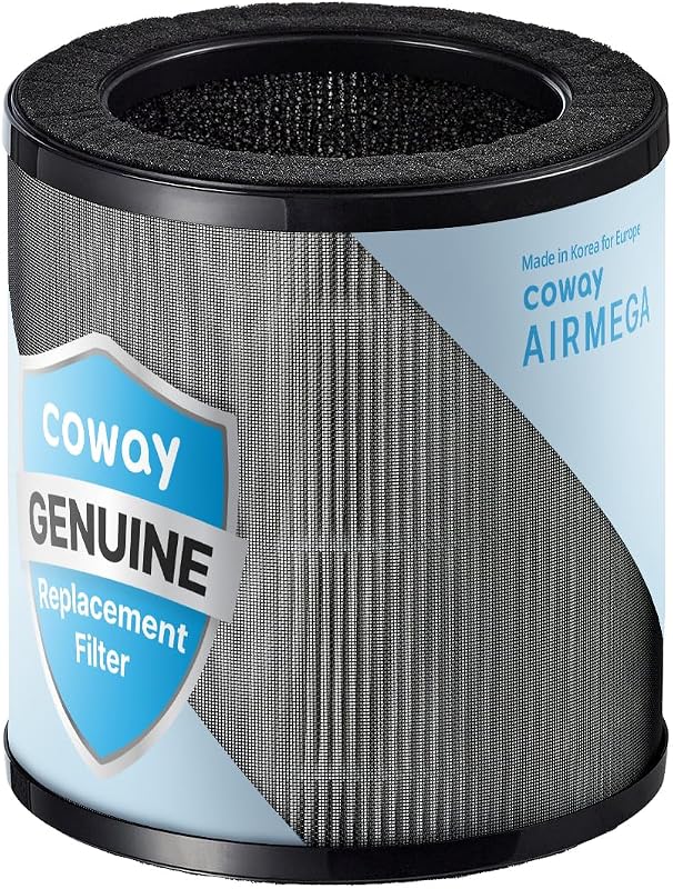 COWAY Airmega 50 Genuine Replacement Filter Set, 3-in-1 Pre-Filter, HEPA and Deodorization Filter, Fresh Starter,1 Pack