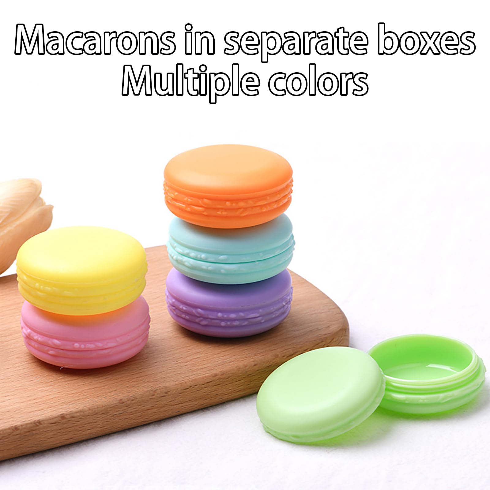 4 Barattolini Da Viaggio Per Creme E Cosmetici - Contenitori Plastica Antiperdita Con Spatolina - Ideali Per Borsetta E Beauty Case - Foto 3