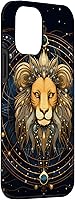 Vista 3 de Funda para iPhone 12 mini Leo signo del zodiaco León Horóscopo Constelación