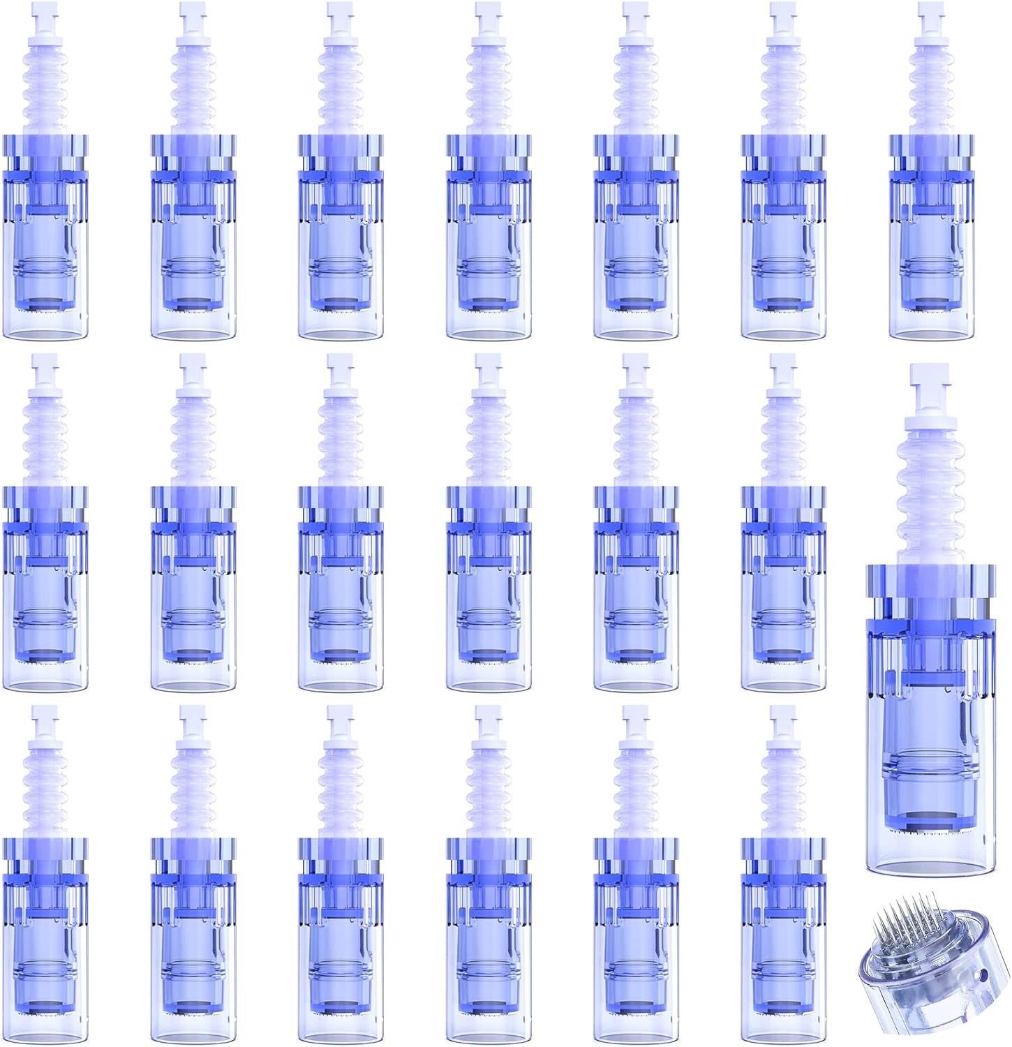 20 stuks microneedling naalden 36 pins dermapen microneedling vervanging dermapen microneedling apparaat micronaald apparaat cartridges reserveonderdelen naalden naalden micronaalden naaldennaalden micronaald naaldpatronen