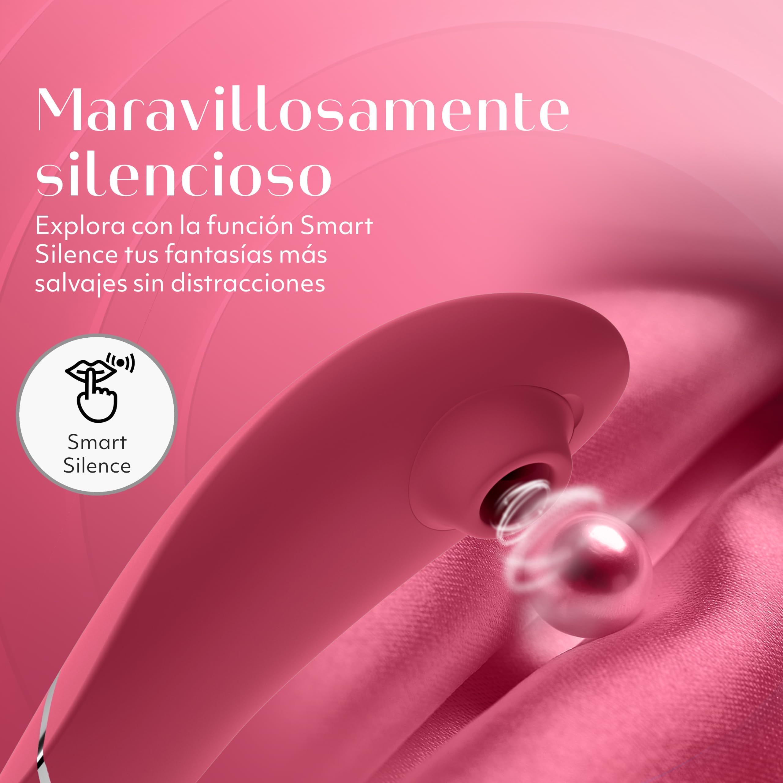 Womanizer Premium 2 succionador de clítoris visto en El placer es mío | Estimulador de clítoris | Vibrador sumergible para mujer | 14 niveles de intensidad | Juguete erótico para parejas | Rosa