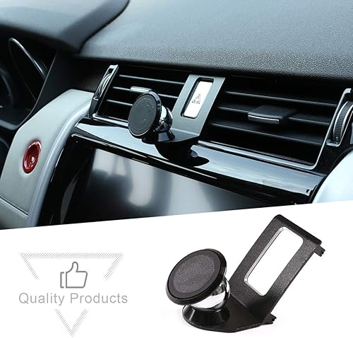 Miniatura 2 de CHEYA Aleación de aluminio Interior del coche Consola central Ventilación de aire Soporte de teléfono móvil Soporte de vehículo para Land Rover