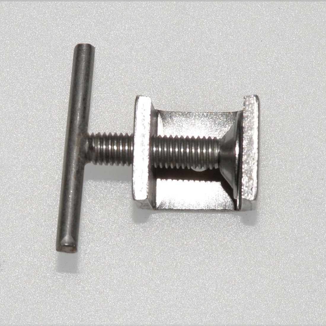 4PCS 304 Stainless Steel C Clamps Wide Jaw Opening Tiger Clamp with Handles Bolts(Handles 20mm(4PCS))