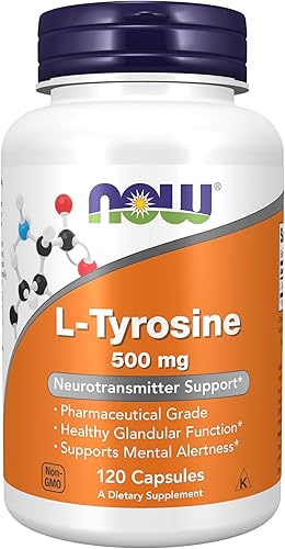 now foods L- tirosina 500mg 120-capsules