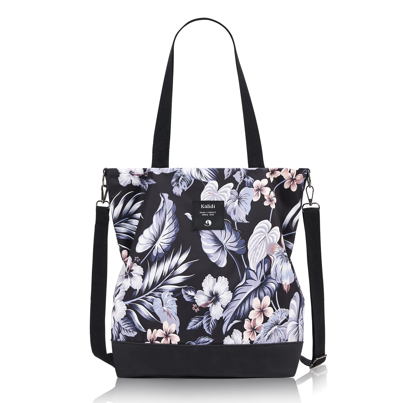 KALIDI Groß Damen Umhängetasche/Handtasche Canvas Tasche Schultertasche Totepack Shopper Casual Hobo Bag Crossbody Bag für Schule Büro Arbeit Reisen Ausflug Einkauf