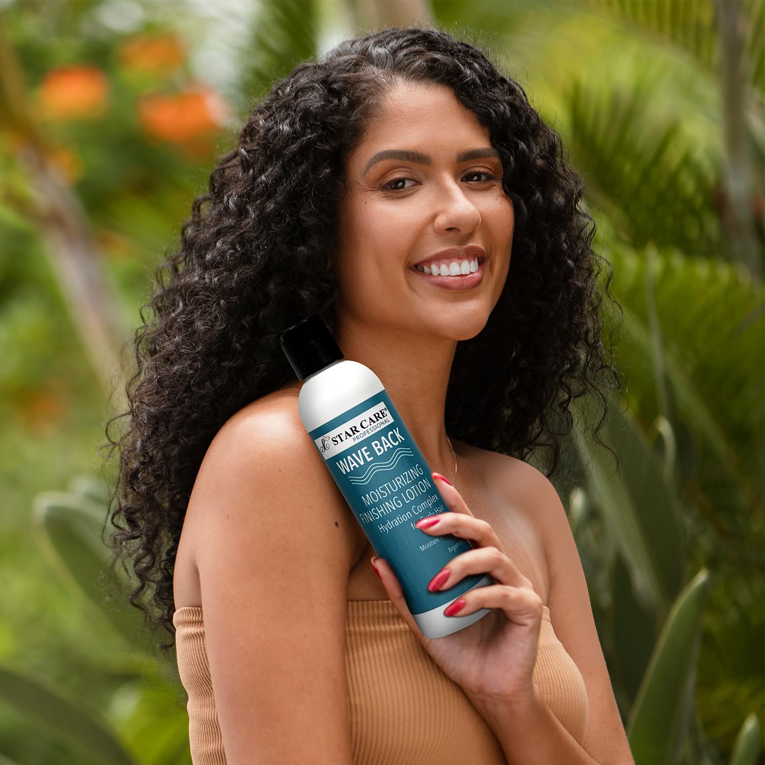 Wave Back Moisturizing Finishing Curl Defining Lotion for Curly Hair Anti-Frizz Moisturizing Leave-In Cream for Curly & Wavy Hair Soft Hold Styling Lotion, 8oz - Image 8