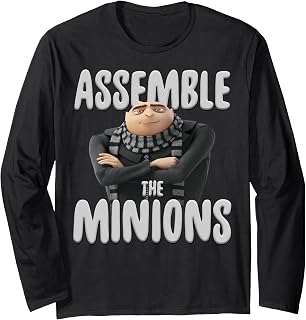 Despicable Me Minions Gru Assemble The Minions Arms Crossed Long Sleeve T-Shirt