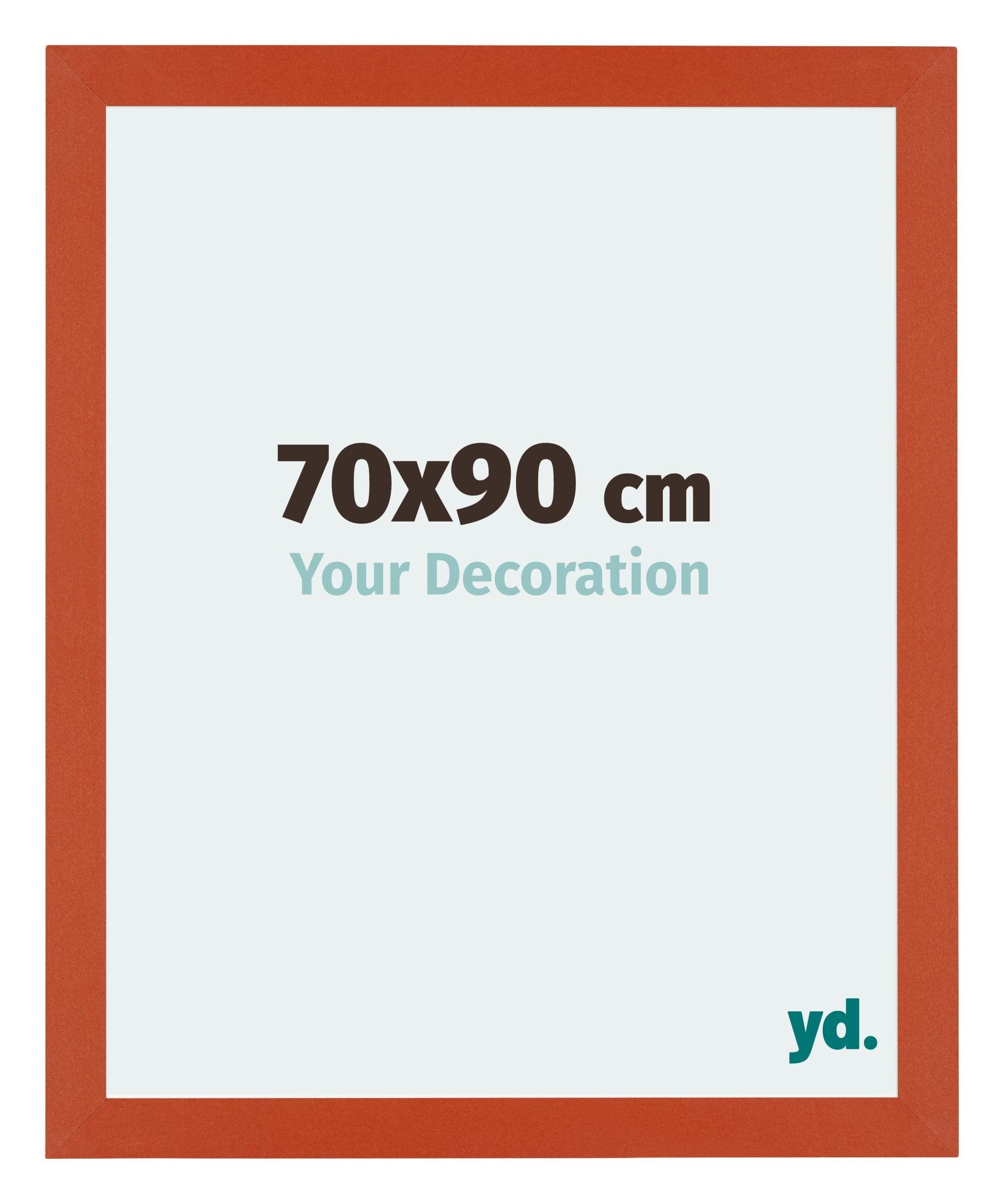 Your Decoration - Picture Frame 70x90 cm - Orange - Decorative Wall Frame in MDF with Antireflection - Frame 70x90 - Mura — image 1