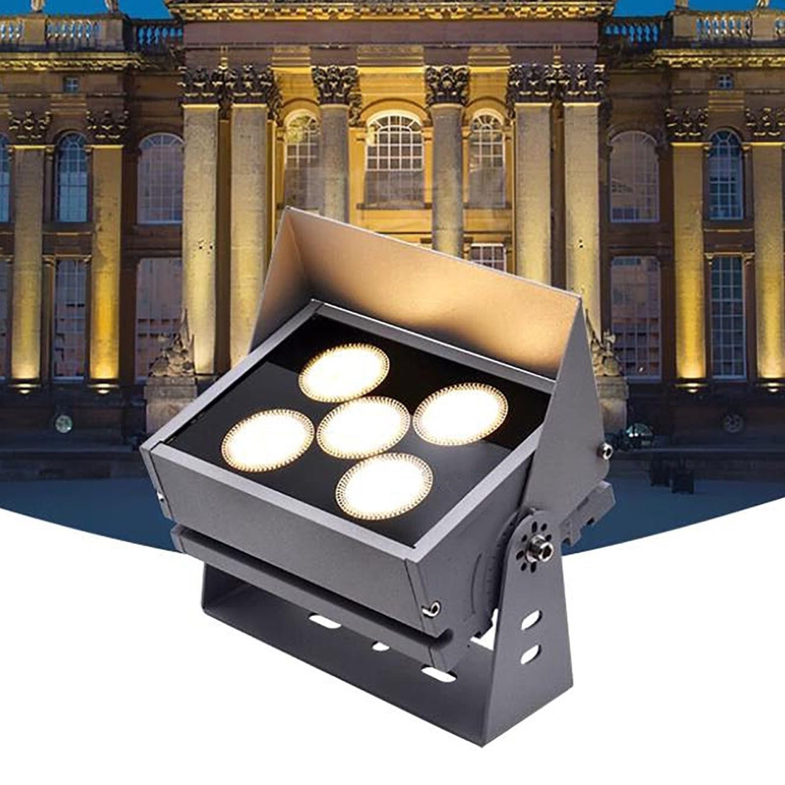 Faisceau lumineux à LED orientable pour projecteurs extérieurs de projection